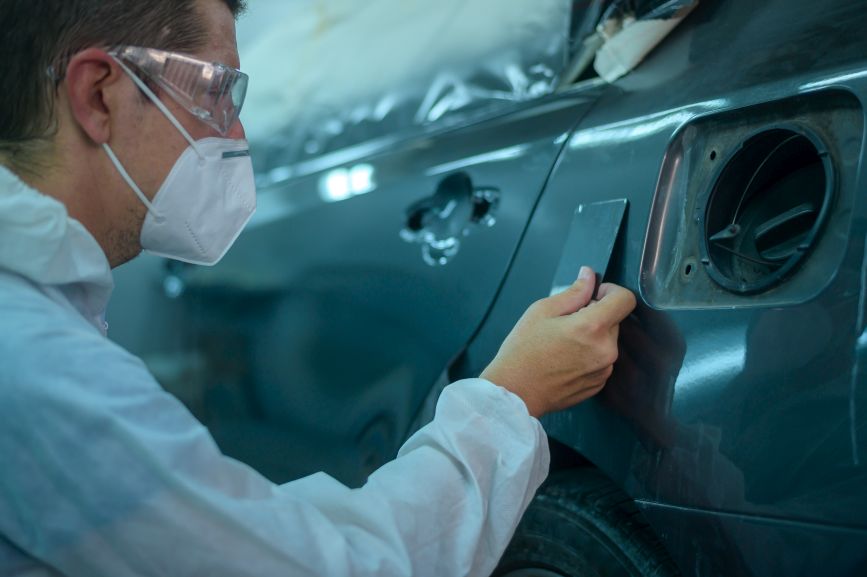 car paint chip repair restores a smooth factory-matched finish