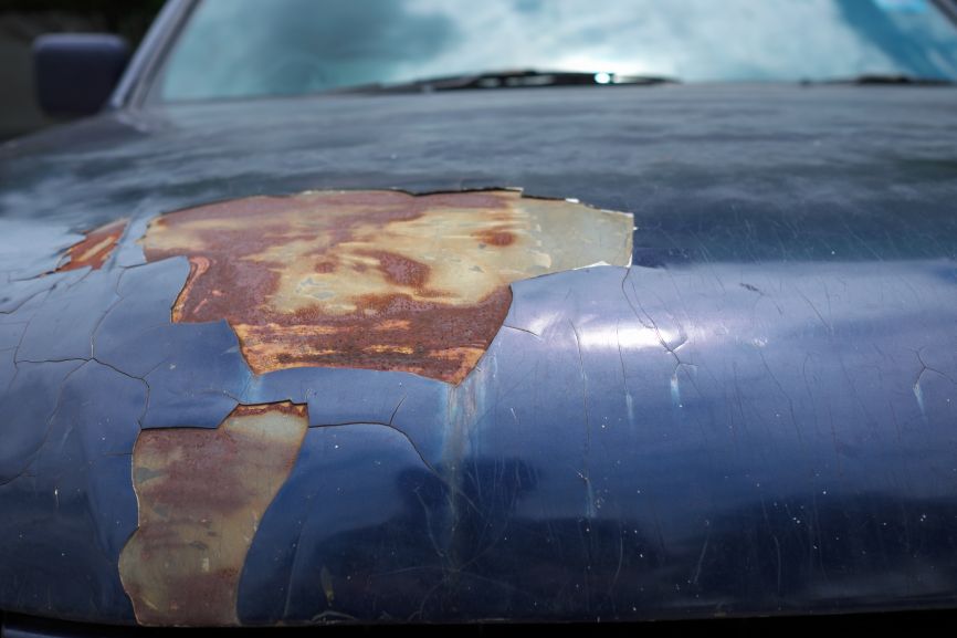 clear coat peeling repair for badly damaged car paint