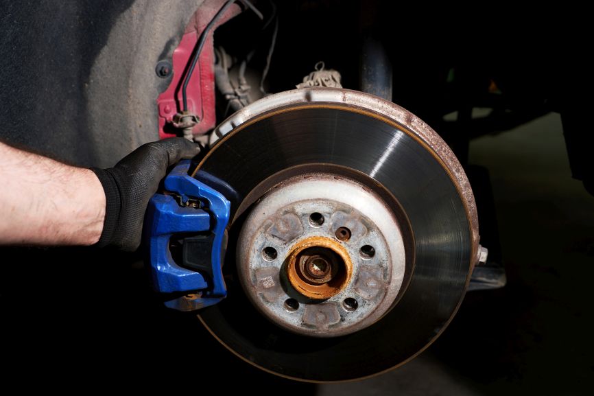 brake pads replacement cost increases when worn brake discs also need replacing